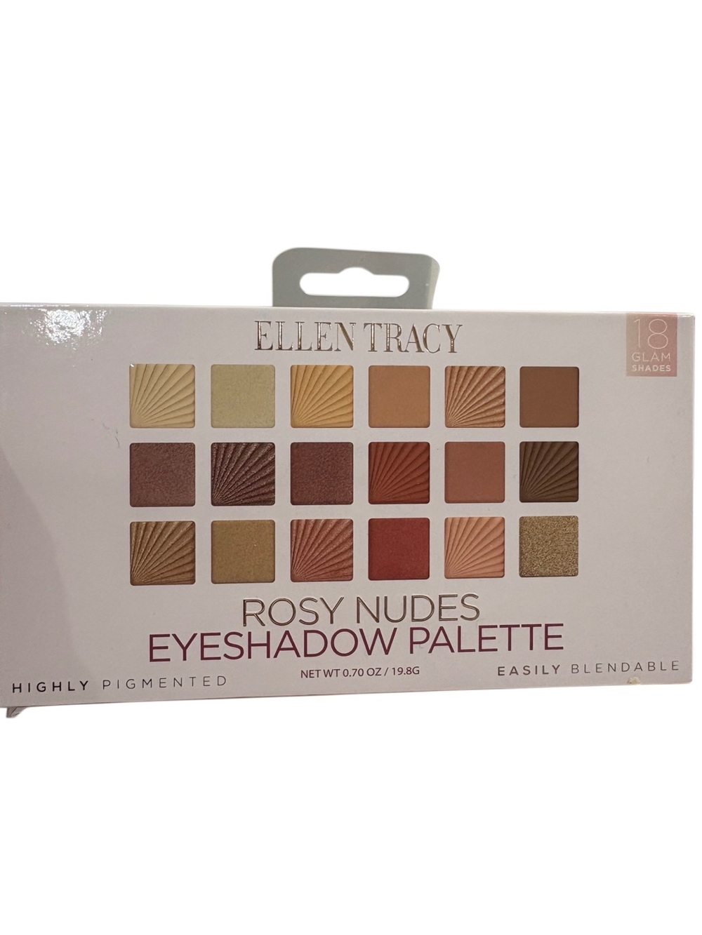 Ellen Tracy Rosy Nudes Eyeshadow Palette — Neutral, Rose, Gold & Beige Shades
